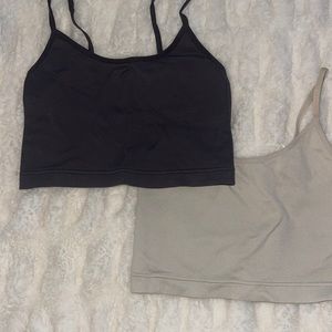 Garage cropped tank tops